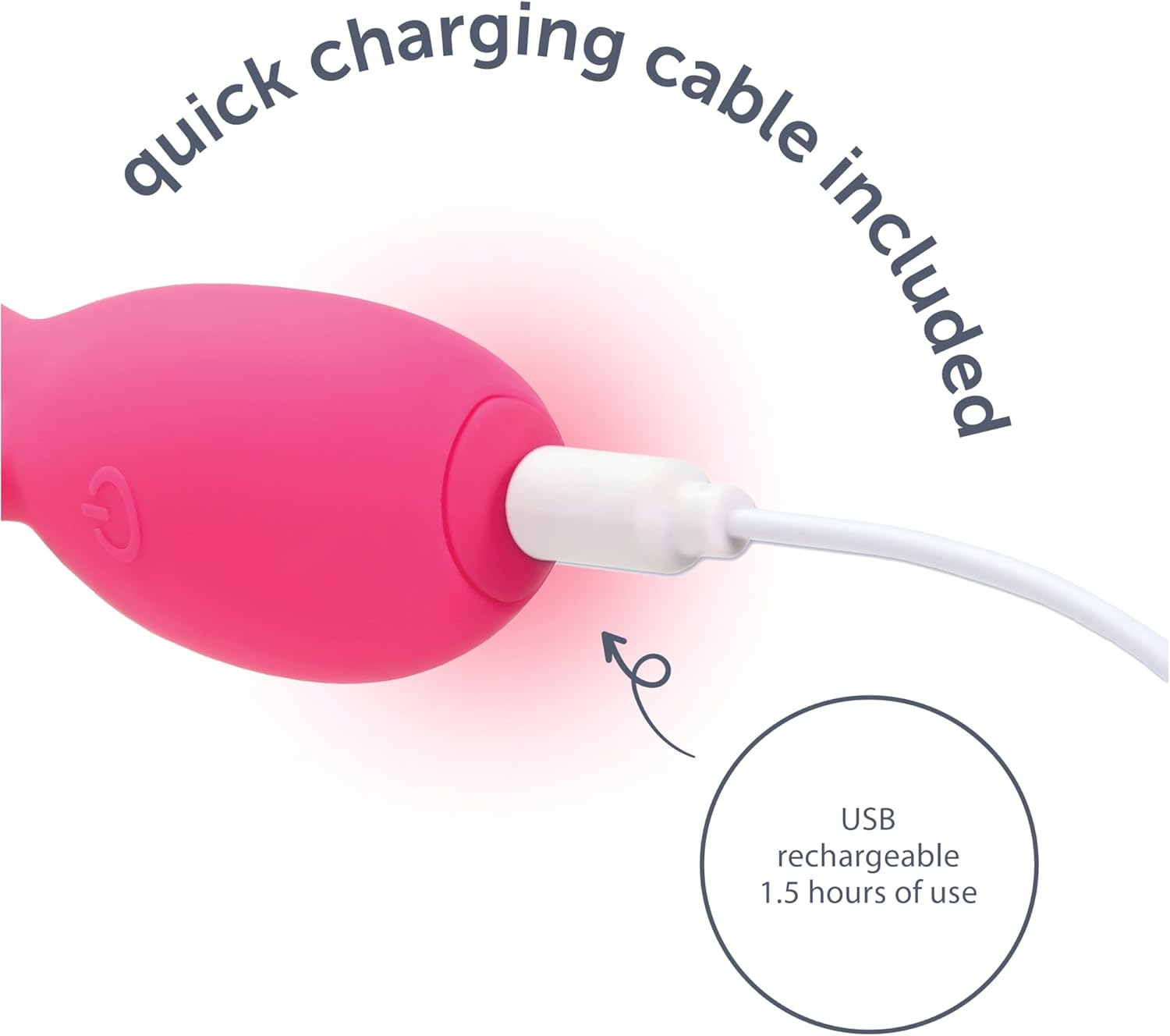 plusOne Rabbit Vibrator USB charging port plusOne Rabbit Vibrator USB charging port