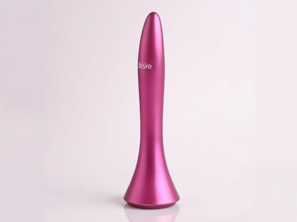 Desire Luxury Rechargeable Vibrating Anal Dildo with flared base Desire Luxury Rechargeable Vibrating Anal Dildo with flared base