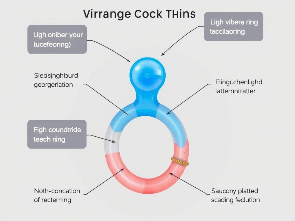 Diagram showing how a PlusOne Vibrating Cock Ring works Diagram showing how a PlusOne Vibrating Cock Ring works