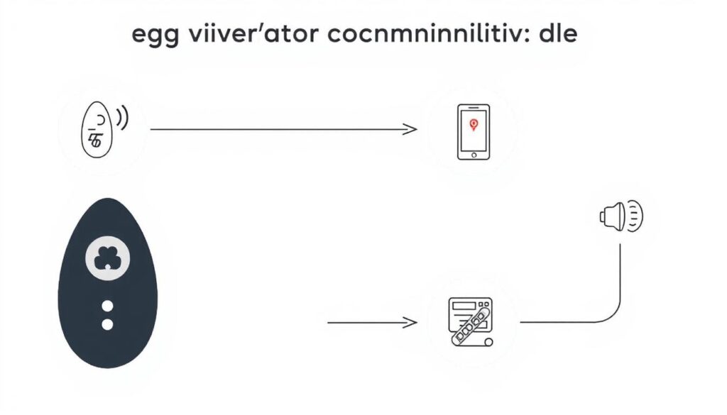 Diagram showing how to troubleshoot egg vibrator connectivity issues Diagram showing how to troubleshoot egg vibrator connectivity issues