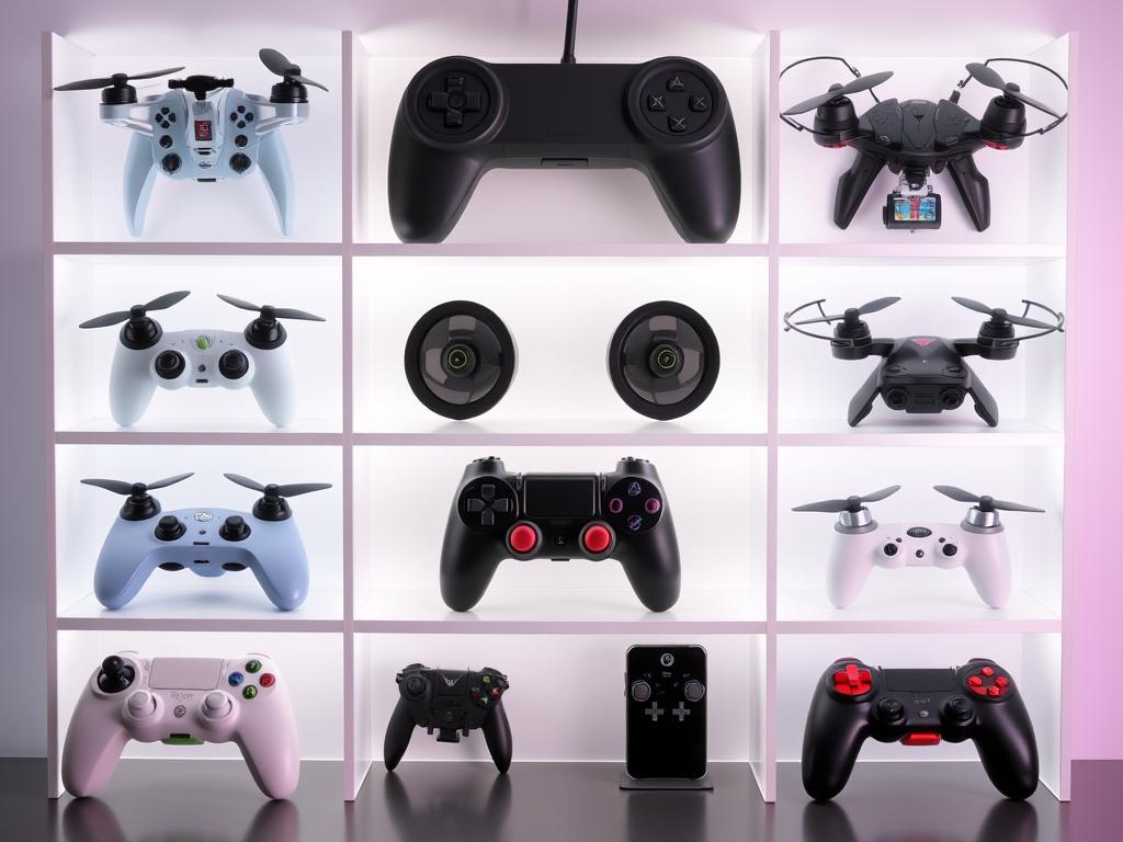 Generate an image of a curated selection of top-selling remote-controlled sex toys.