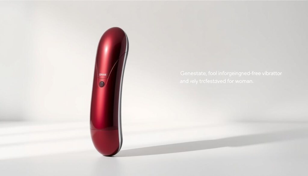 Generate an image of the Dame Eva II hands-free vibrator