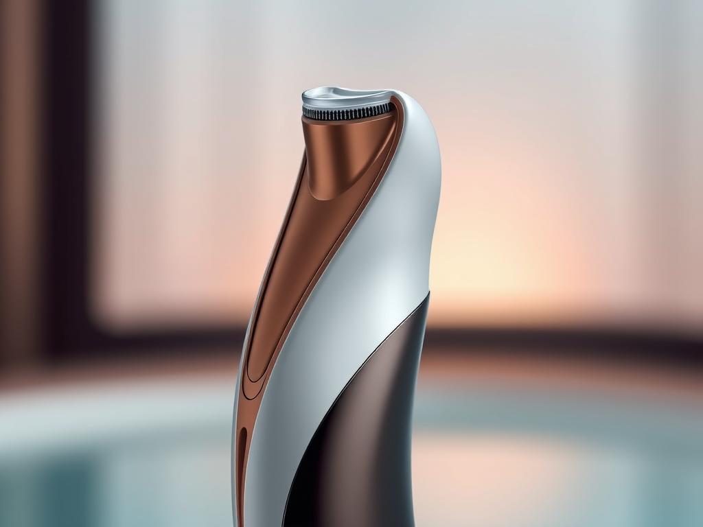 Generate an image of the Lelo Ida Wave, highlighting its unique dual-action design.