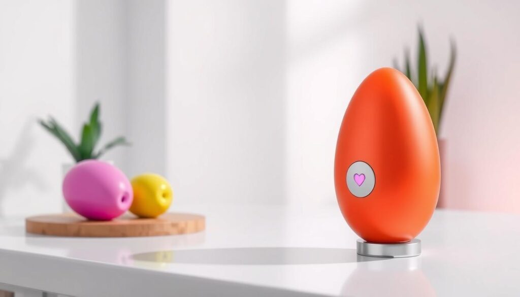 Generate an image of the Lovense Lush3 Love Egg Vibrator