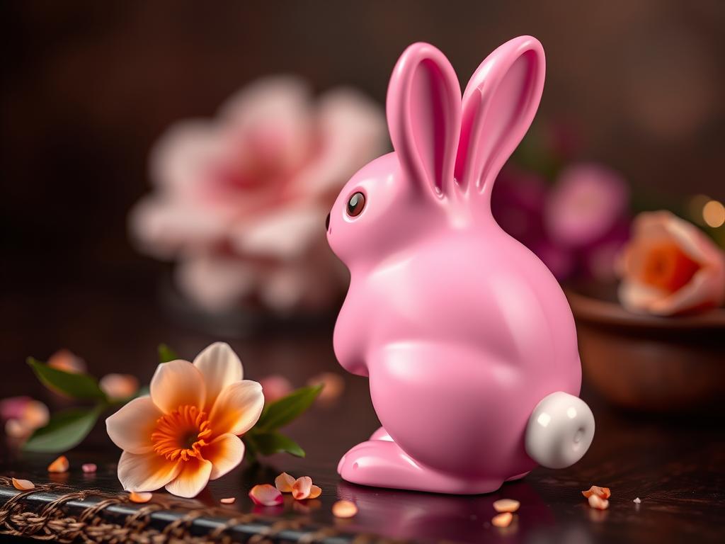 Generate an image of the Lovense Nora rabbit vibrator.