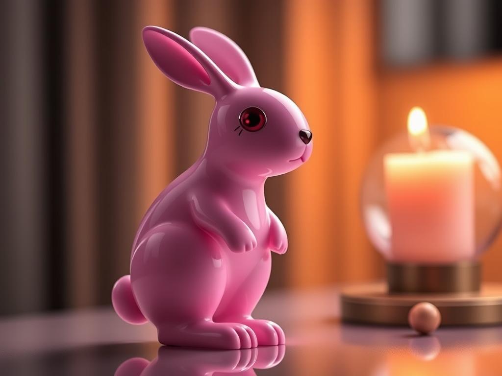 Generate an image of the Lovense Nora rabbit vibrator