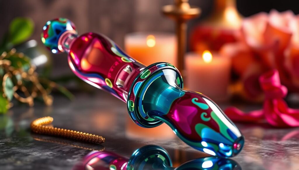 Generate an image of the Tracey Cox Supersex Glass Dildo Set