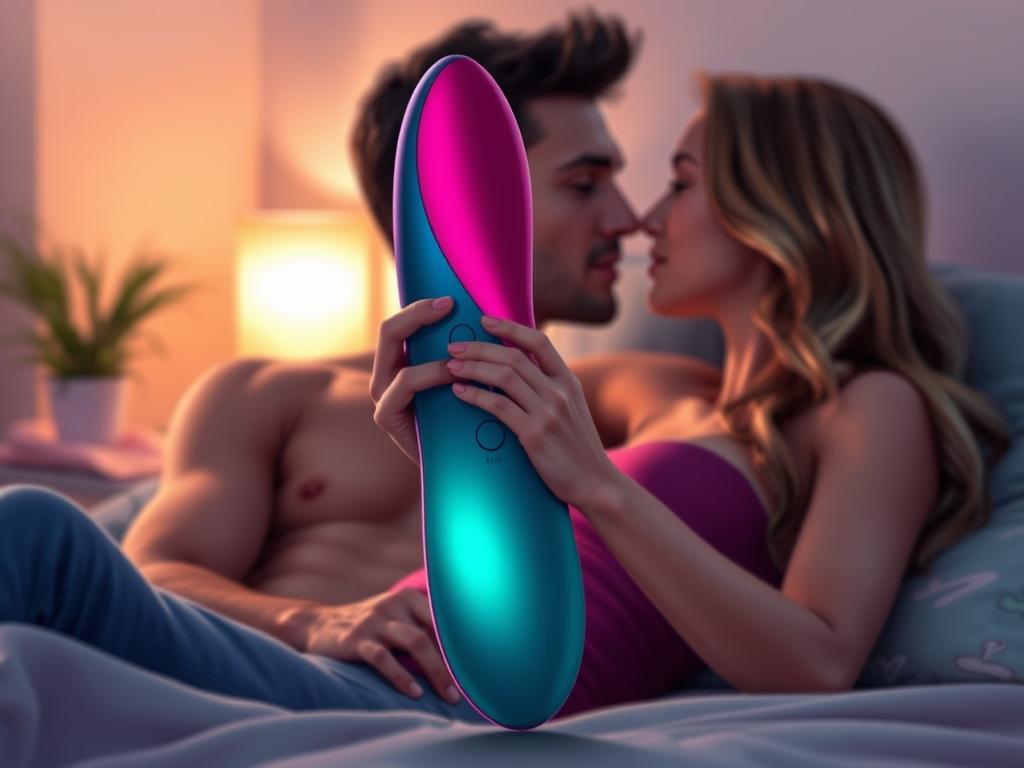 Generate an image of the We-Vibe Sync couples vibrator