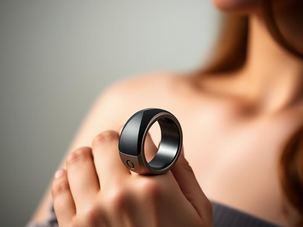 Generate an image of the We-Vibe Verge vibrating penis ring.
