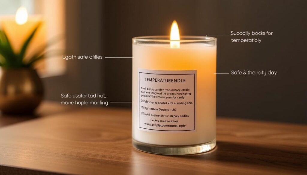 Image of a body-safe hot wax candle for temperature play