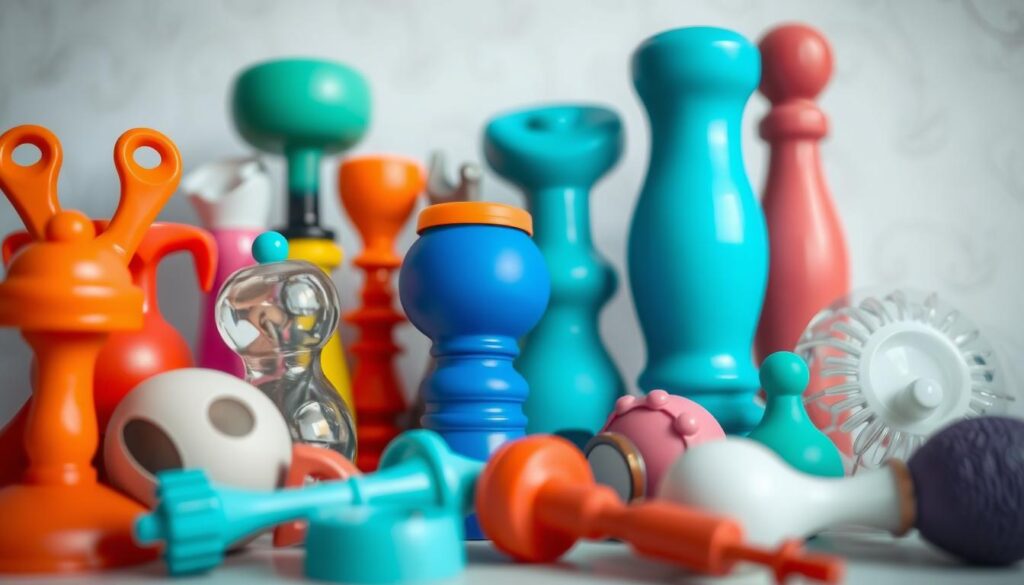 Image of a collection of tease and denial toys