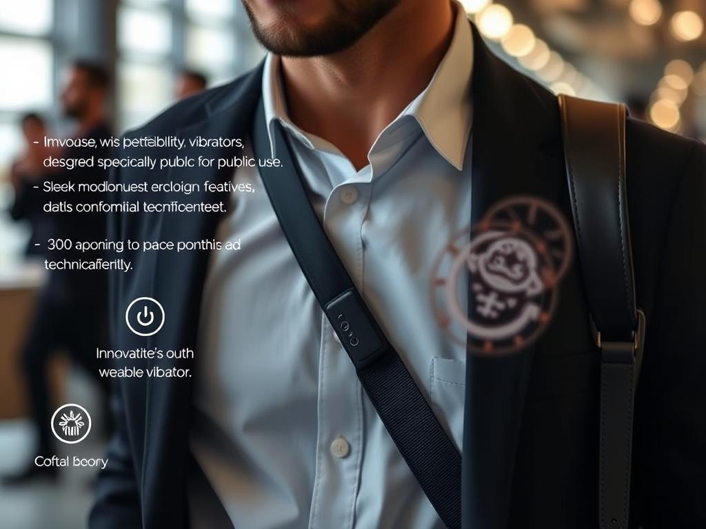 Image of a wearable vibrator designed for public use