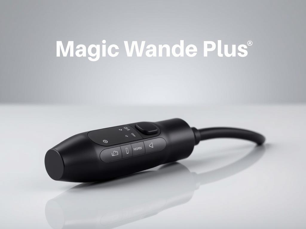 Magic Wand Plus with silicone head attachment for male pleasure Magic Wand Plus with silicone head attachment for male pleasure