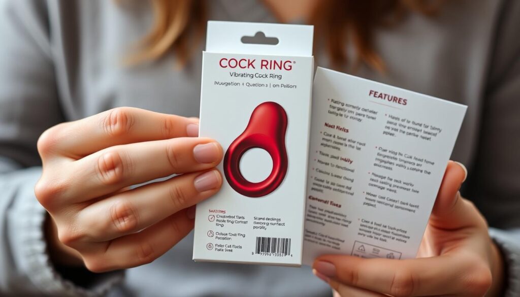 Man examining vibrating cock ring features before purchase - top vibrating cock rings in 2025 Man examining vibrating cock ring features before purchase - top vibrating cock rings in 2025