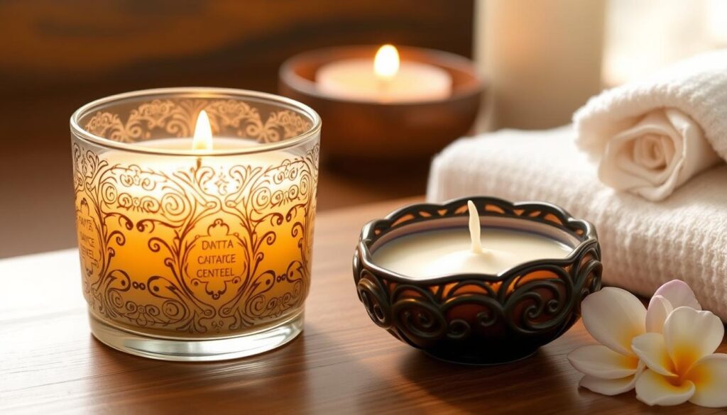 Massage candle that melts into oil