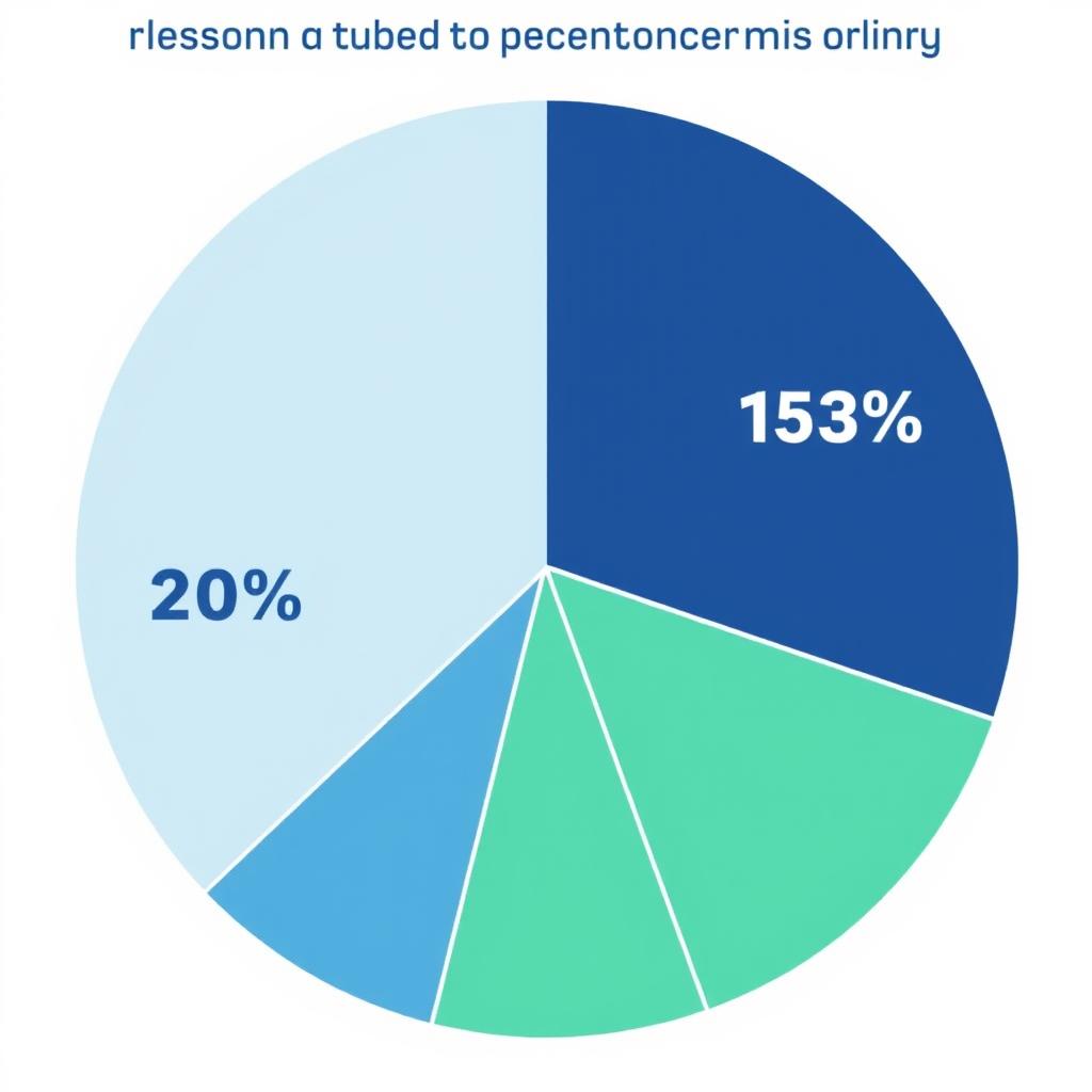 Pie chart showing orgasm statistics by relationship type
