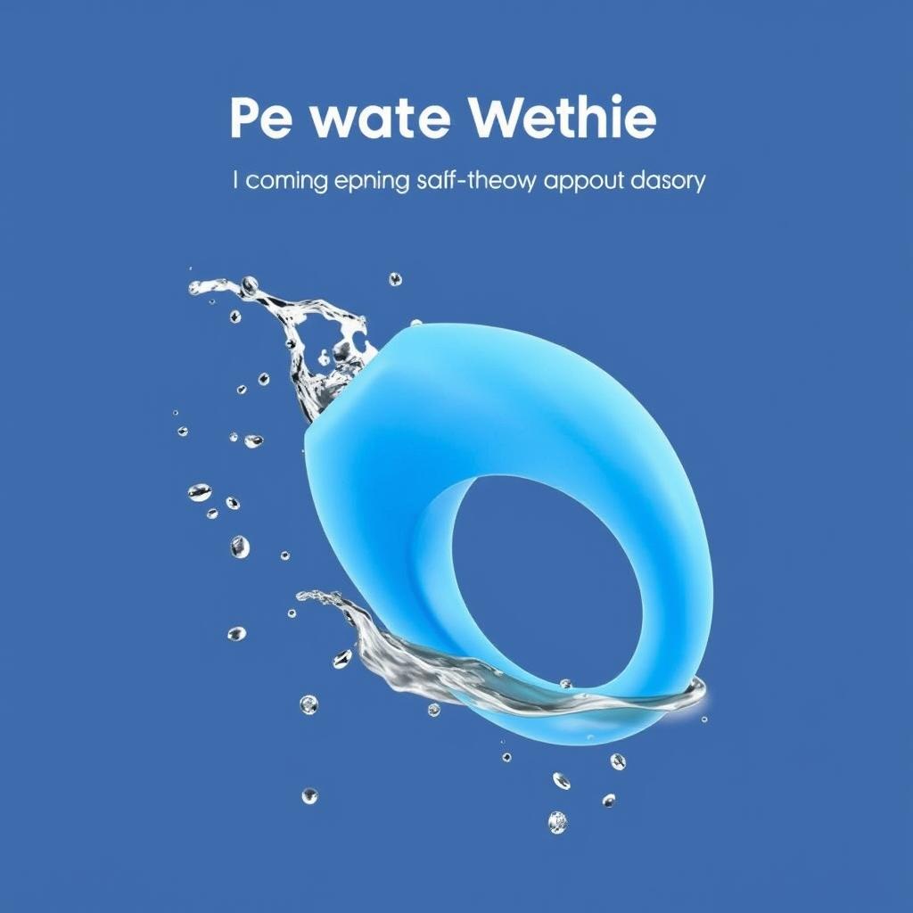 PlusOne Vibrating Cock Ring underwater to demonstrate waterproof design PlusOne Vibrating Cock Ring underwater to demonstrate waterproof design