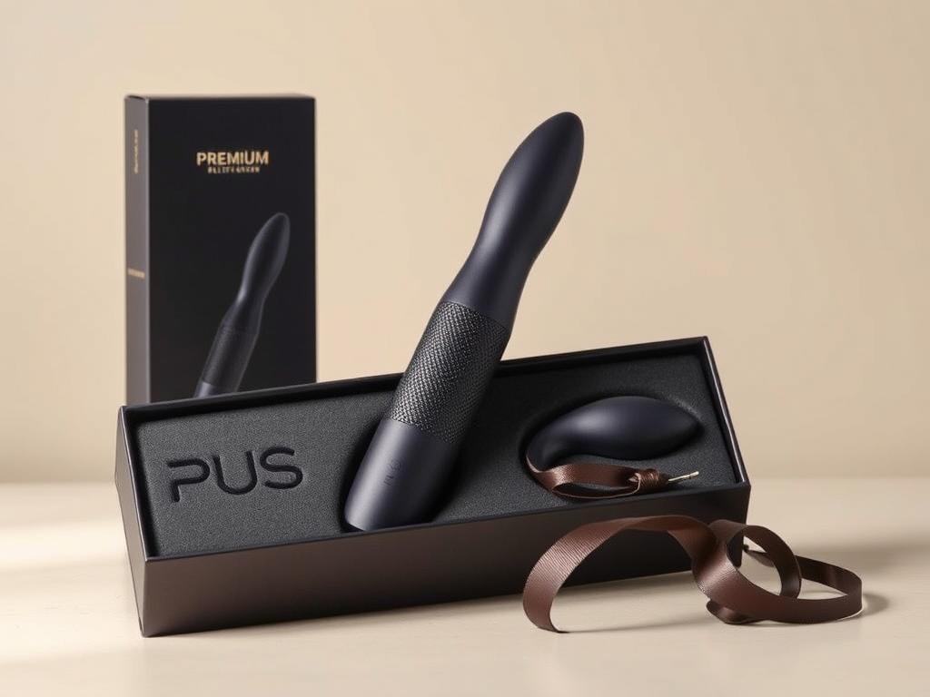 Vibrating shaft wrap stroker in elegant packaging Vibrating shaft wrap stroker in elegant packaging