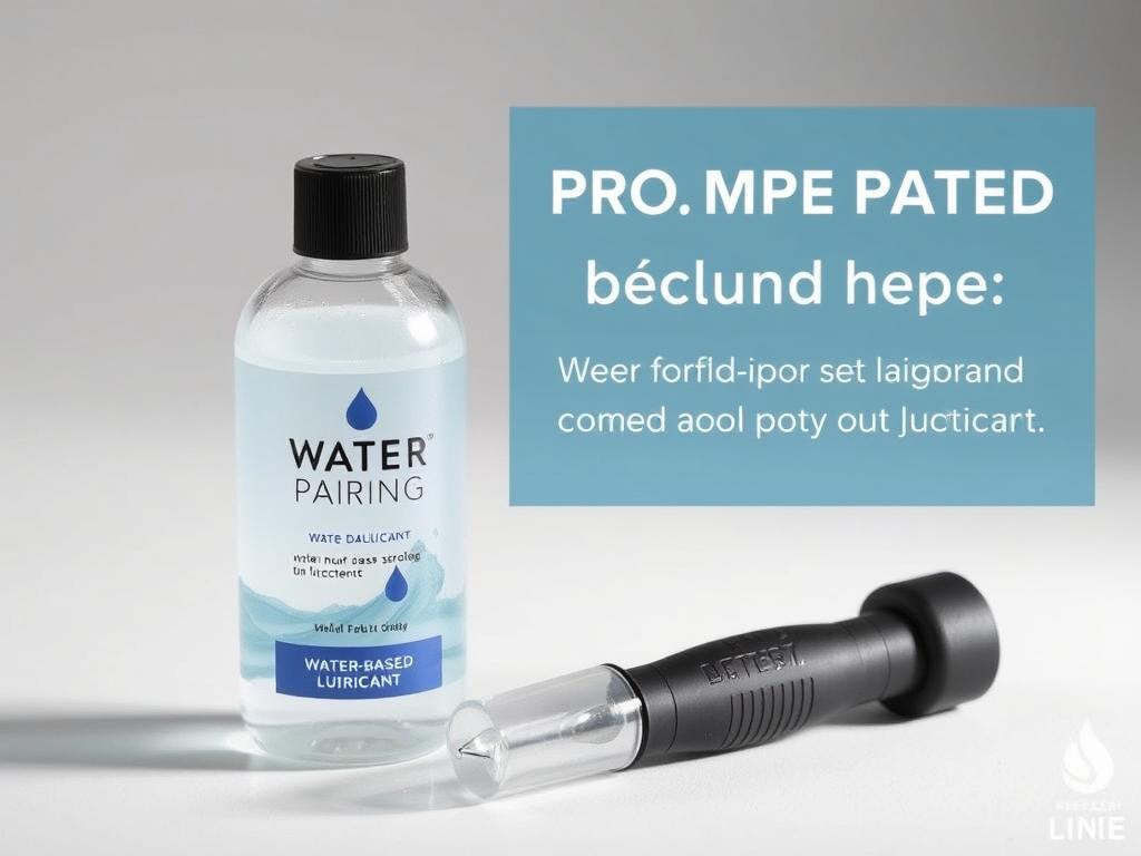 Water-based lubricant recommended for use with vibrating shaft wrap strokers Water-based lubricant recommended for use with vibrating shaft wrap strokers