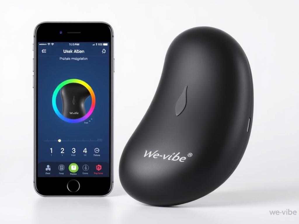 We-Vibe Vector+ prostate massager with curved design and app control We-Vibe Vector+ prostate massager with curved design and app control