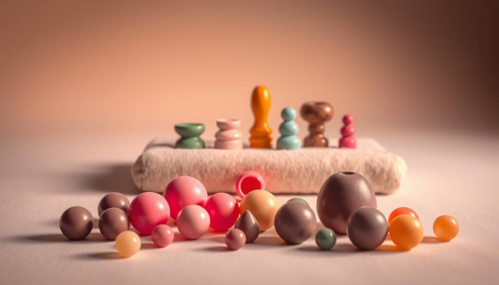 anal beads and butt plug options