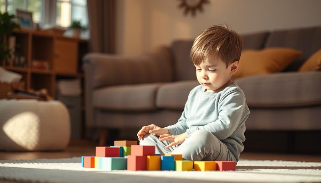 child self-soothing through play