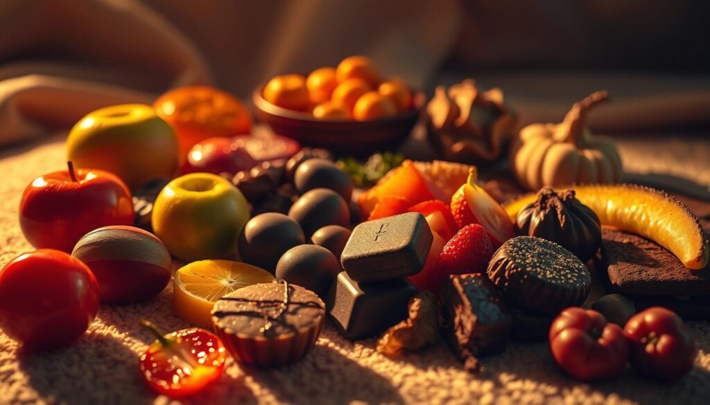 food item sensory play