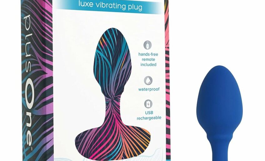 plusone remote controlled vibrating butt plug