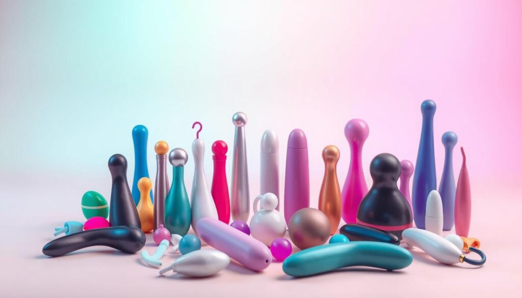 variety of pleasure tools