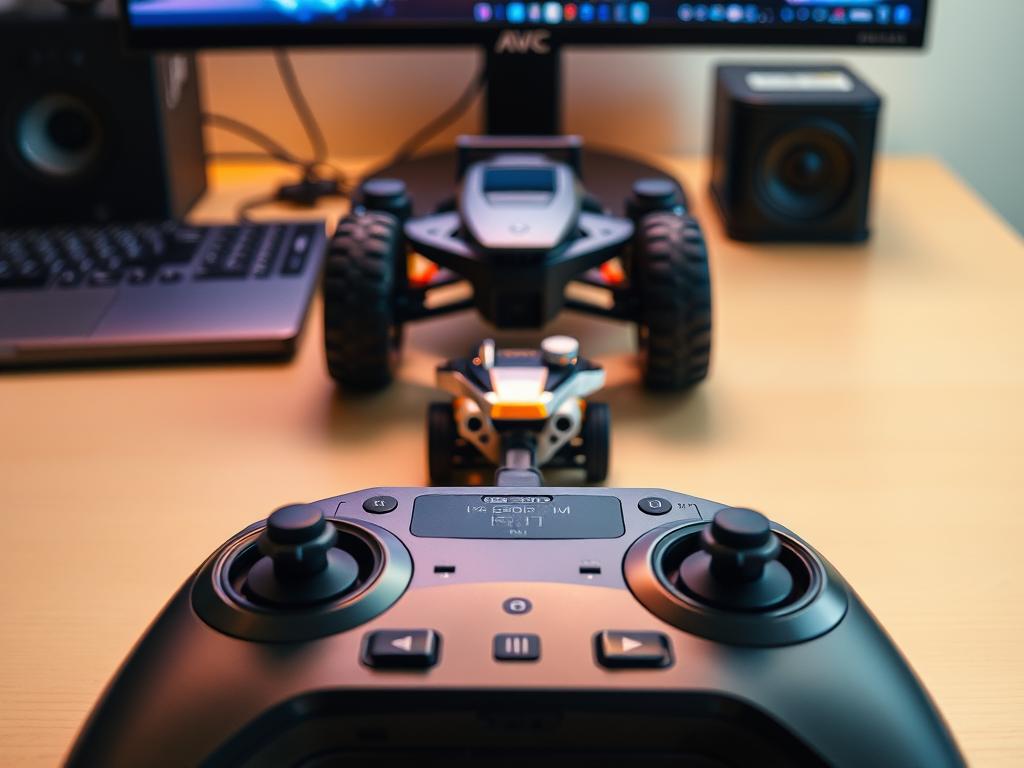 remote control toy setup