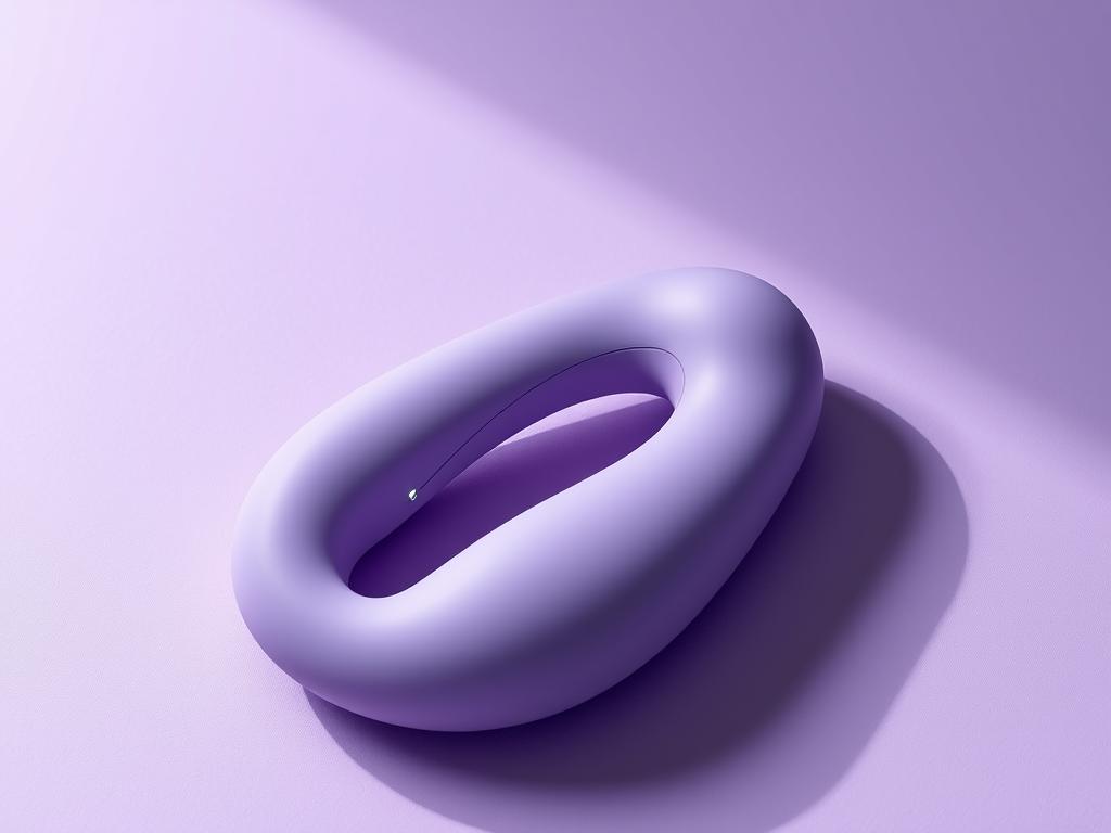 ergonomic silicone pleasure device